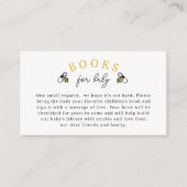 Carte D'accompagnement Jote Bee Baby shower Book for Baby Encape Card (Devant)