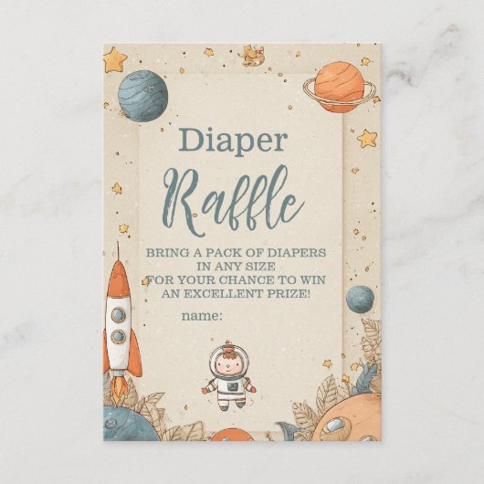 Carte D'accompagnement Jote Space Adventure Diapper Raffer (Devant)