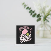 Carte D'accompagnement Joueuse de pickleball fille (Debout devant)