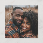 Carte D'accompagnement Jour de Mariage moderne et élégant Timeline avec p (Dos)