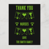 Carte D'accompagnement Journée internationale des infirmières (Devant)