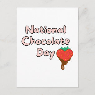 Carte D'accompagnement Joyeuse journée nationale du chocolat