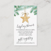 Carte D'accompagnement Joyeuse petite Fête des mariées de Noël (Devant)