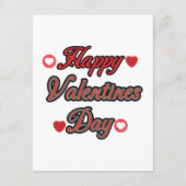 Carte D'accompagnement Joyeuse Saint-Valentin pour le cadeau (Dos)
