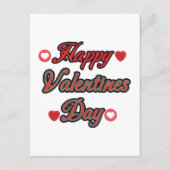 Carte D'accompagnement Joyeuse Saint-Valentin pour le cadeau (Devant)