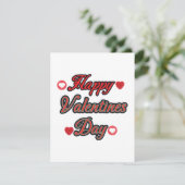 Carte D'accompagnement Joyeuse Saint-Valentin pour le cadeau (Debout devant)
