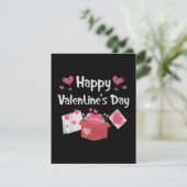 Carte D'accompagnement Joyeuse Saint-Valentin Sois Mienne Cœurs Mignons (Debout devant)