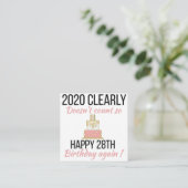 Carte D'accompagnement Joyeux 29e anniversaire, Funny 29e anniversaire ca (Debout devant)