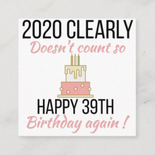 Carte D'accompagnement Joyeux 40e anniversaire, Funny 40e anniversaire ca