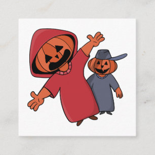 Carte D'accompagnement Joyeux Halloween à vos amis