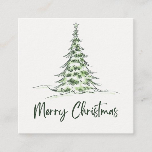 Carte D'accompagnement Joyeux Noël (Devant)