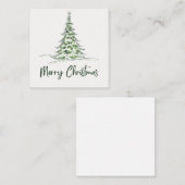 Carte D'accompagnement Joyeux Noël (Devant / Derrière)