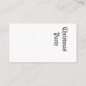 Carte D'accompagnement Joyeux Noel (Dos)