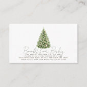 Carte D'accompagnement Joyeux Petit Arbre de Noël Demande de livre pour b (Devant)