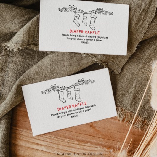 Carte D'accompagnement Joyeux Petit Bébé Dessin À La Main Raffle