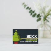 Carte D'accompagnement Joyeux sapin de Noël, billet de fête de Noël (Debout devant)