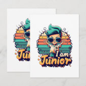 Carte D'accompagnement Junior (Devant / Derrière)