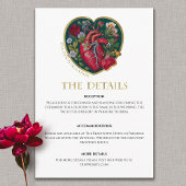 Carte D'accompagnement Jusqu'à la mort faisons-nous partie Goth Heart Hal