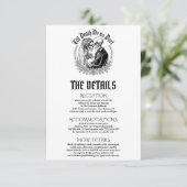 Carte D'accompagnement Jusqu'à la mort Faisons-nous partie Mariage des sq (Debout devant)