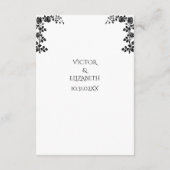 Carte D'accompagnement Jusqu'à la mort Faisons-nous partie Mariage des sq (Dos)