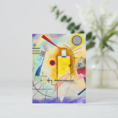 Carte D'accompagnement Kandinsky jaune-rouge-bleu (Debout devant)