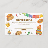 Carte D'accompagnement Kawaii Rustic Taco Diaper Baby shower (Devant)