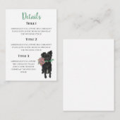 Carte D'accompagnement Kendal Enclosure Card (Devant / Derrière)