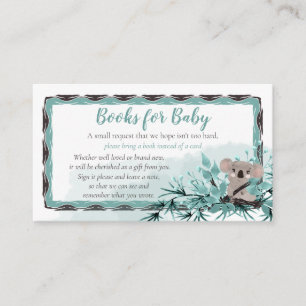 Carte D'accompagnement Koala Bear Unisex Baby showers Livres pour bébé En