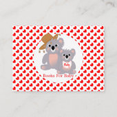 Carte D'accompagnement Koala Bears Super Cute Books For Baby Request (Dos)