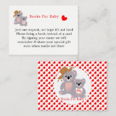 Carte D'accompagnement Koala Bears Super Cute Books For Baby Request (Devant / Derrière)