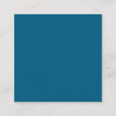 Carte D'accompagnement Koi bonne fortune rose et turquoise  (Dos)