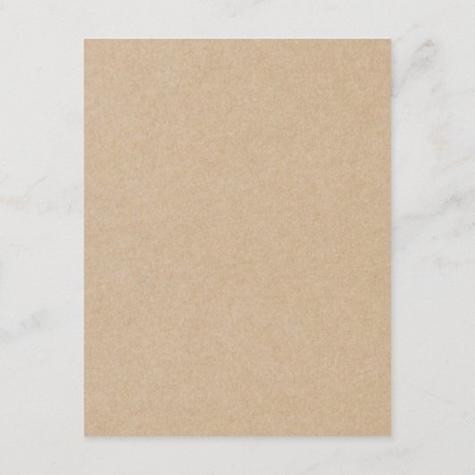 Carte D'accompagnement Kraft Hand-draw Pines Détails du Mariage (Dos)