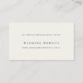 Carte D'accompagnement Kraft Pine Woods Mountain Sketch Mariage Website (Dos)
