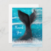 Carte D'accompagnement La baleine (Devant / Derrière)