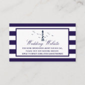 Carte D'accompagnement La collection de Mariages du phare nautique (Devant)