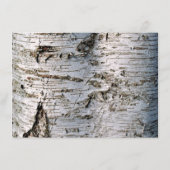 Carte D'accompagnement La collection de Mariages Rustic Silver Birch Tree (Dos)