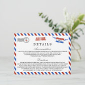 Carte D'accompagnement La collection moderne de Mariages Airmail (Debout devant)