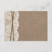 Carte D'accompagnement La collection rustique de mariage Starfish Beach (Dos)