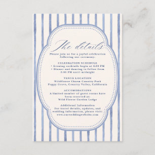 Carte D'accompagnement La Dolce Vita Lemon Citrus détails de mariage