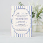 Carte D'accompagnement La Dolce Vita Lemon Citrus wedding details (Debout devant)