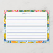 Carte D'accompagnement La dolce vita recette d'été citron nuptiale de dou (Dos)