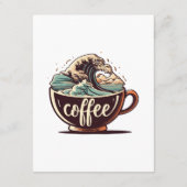 Carte D'accompagnement La Grande Vague De Café (Dos)