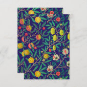 Carte D'accompagnement La grenade William Morris Dans La Marine (Devant / Derrière)