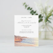 Carte D'accompagnement La Jolla Cove Beach Bloc de chambre de mariage (Debout devant)