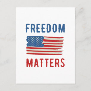 Carte D'accompagnement La liberté est importante