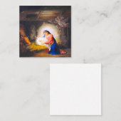Carte D'accompagnement La Nativité du Christ (Devant / Derrière)
