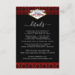 Carte D'accompagnement La Parties scintillant Damask Las Vegas Mariage Co<br><div class="desc">Célébrez dans le style avec ces cartes de détail mariages design et très tendance. Ce design est facile à personnaliser avec votre libellé d'événement spécial et vos invités seront ravis quand ils reçoivent ces cartes fabuleuses.</div>