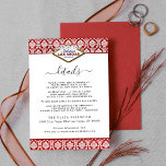 Carte D'accompagnement La Parties scintillant Damask Las Vegas Mariage Co<br><div class="desc">Célébrez dans le style avec ces cartes de détail mariages design et très tendance. Ce design est facile à personnaliser avec votre libellé d'événement spécial et vos invités seront ravis quand ils reçoivent ces cartes fabuleuses.</div>