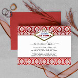 Carte D'accompagnement La Parties scintillant Damask Las Vegas Mariage Co<br><div class="desc">Célébrez dans le style avec ces cartes d'hébergement mariages design et très tendance. Ce design est facile à personnaliser avec votre libellé d'événement spécial et vos invités seront ravis quand ils reçoivent ces cartes fabuleuses.</div>