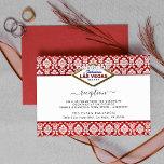 Carte D'accompagnement La Parties scintillant Damask Las Vegas Mariage Co<br><div class="desc">Célébrez dans le style avec ces cartes de réception de mariage chic et très tendance. Ce design est facile à personnaliser avec votre libellé d'événement spécial et vos invités seront ravis quand ils reçoivent ces cartes fabuleuses.</div>